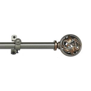 48 x 86 in. Buono II Decorative Rod & Finial Grace